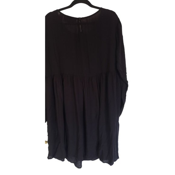 Z STUDIO DRESS BOHO SIZE XL EMBROIDERED BLACK - Picture 2 of 7